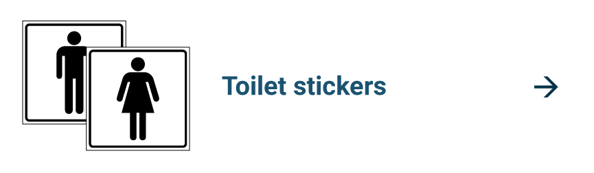 Toilet stickers